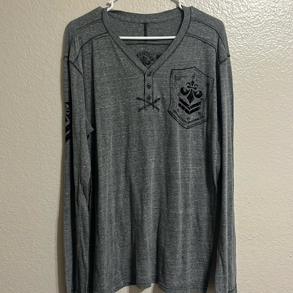 Vintage affliction, black premium, long sleeve shirt